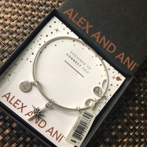 NWT Silver Alex and Ani Bracelet